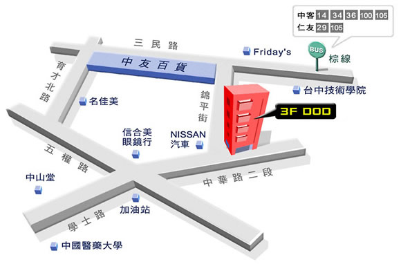 DOD地圖位址